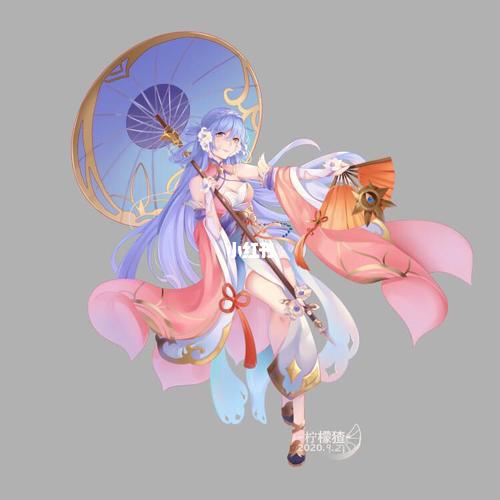 动感十足的女生立绘人设头像约稿_插画_头像分享_素材