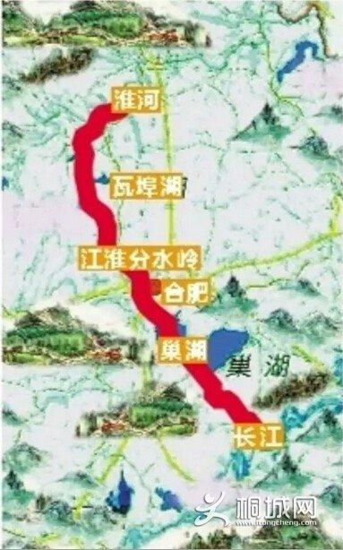重大民生工程引江济淮路线图经过苗集镇会搬迁吗