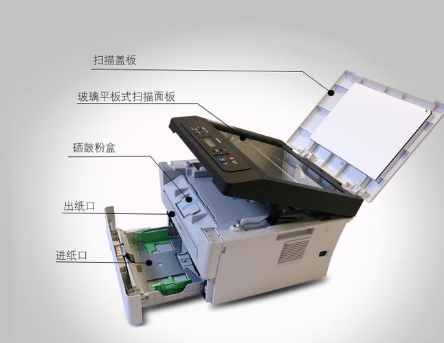联想m7400 黑白激光多功能一体机打印机a4打印扫描复印