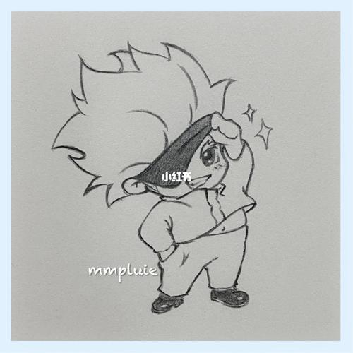 简笔画 五条悟07_简笔画_五条悟_教程_简笔画教程_文化_绘画