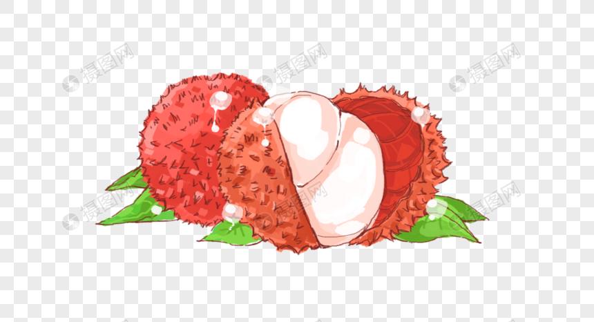 手绘/卡通元素 荔枝.