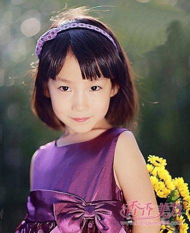 没刘海的可爱发型怎么扎 小学生没刘海的可爱发型