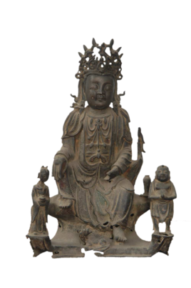 明观音菩萨铜造像