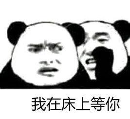 我在床上等你_床上表情