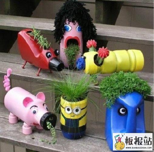 如何用塑料瓶制作花盆 废旧塑料瓶diy花盆图解