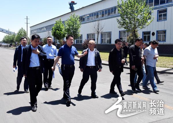 阳煤集团调研组到潞安集团李村煤矿调研矿井建设工作