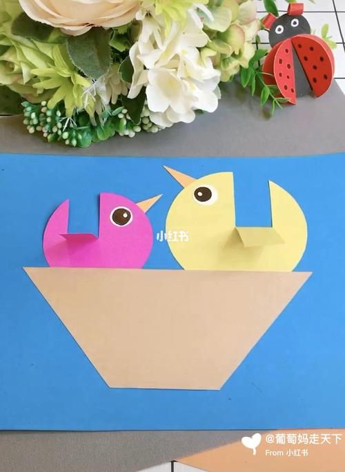 小鸟的家 最简单的幼儿手工_幼儿_亲子_手工diy_亲子手工diy_母婴