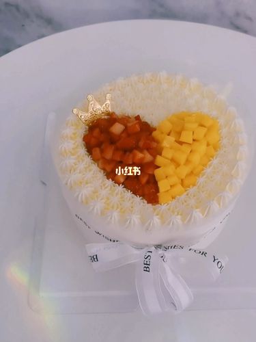 爱心 水果 简约蛋糕_蛋糕_水果_美食_美食展示