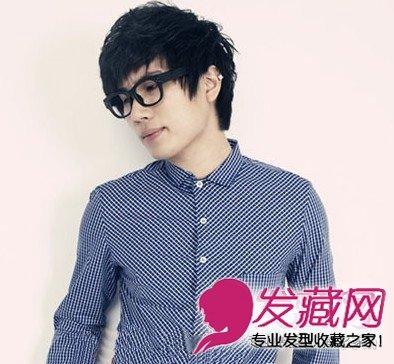 90后男生发型时尚潮流的男生短发发型3