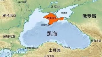 克里米亚半岛的地缘位置