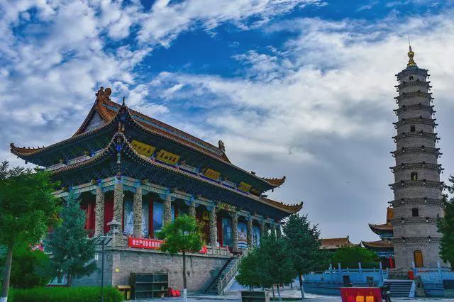 云游武威武威鸠摩罗什寺