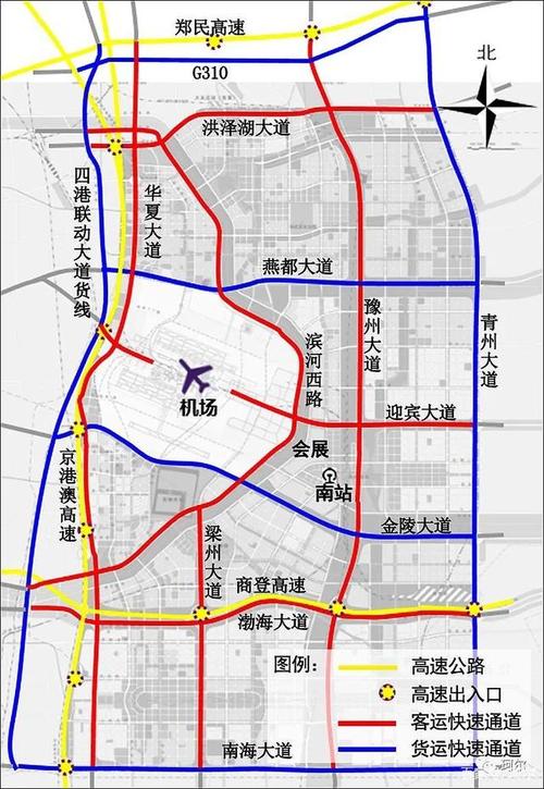 郑州副城枢纽区客运主道路升级,国道107货运功能将会再次东迁!
