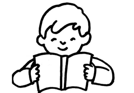 看书的人怎样,简笔画