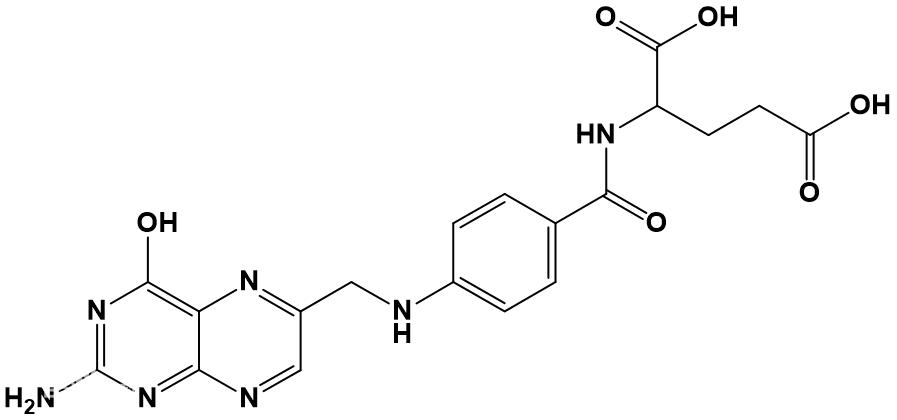 叶酸的分子结构