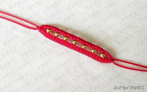 漂亮的红绳戒指,编法简单,款式大方,母亲节送给妈妈太