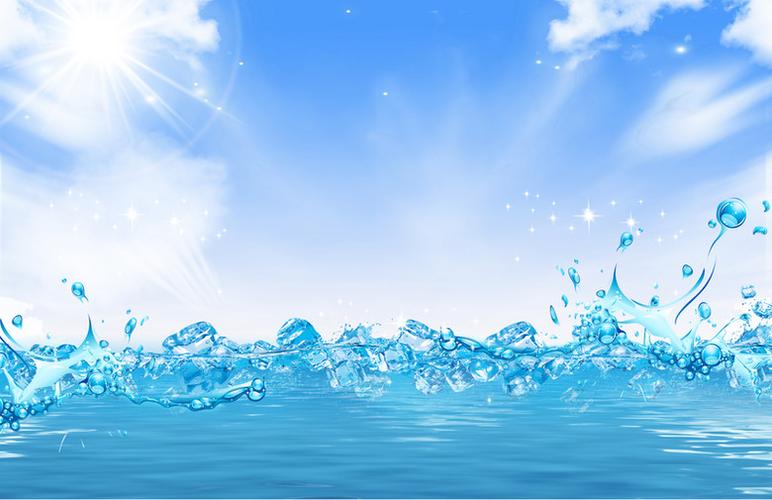 夏日冰爽海报背景免抠素材免费下载_觅元素51yuansu.