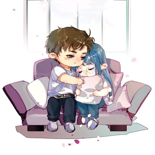 电视开着,但滕瑞雨已经窝在钱错的怀里睡了过去.