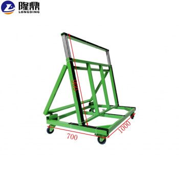 四轮平板手推车万向轮折叠玻璃搬运车工地建筑大具车多功能折叠b款带