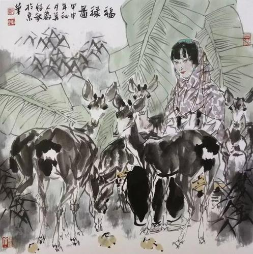 他画的人物笔笔传神!实力派画家郑绍敏先生入驻仁美大