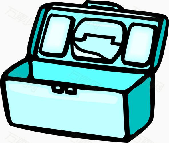 矢量手绘储物箱