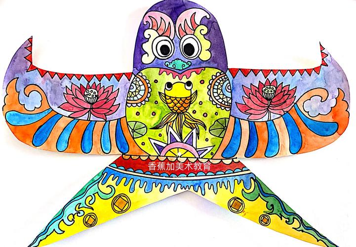 【今日春分 一起放风筝】范画步骤