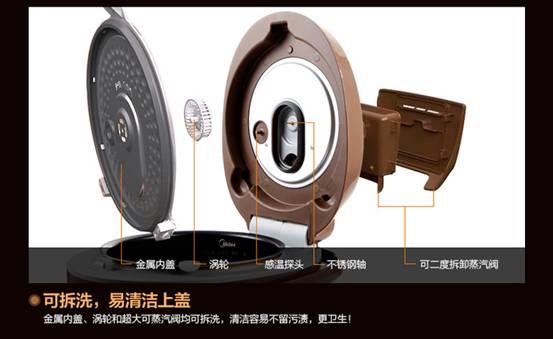 美的电饭煲拆卸图解