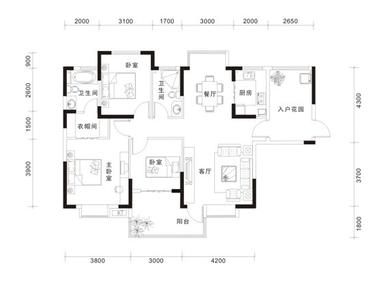 保利心语户型图