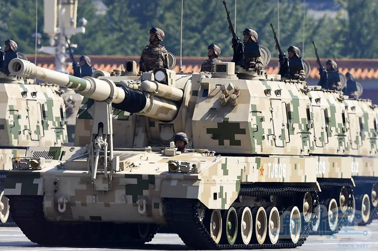 新时meng模型 ts-022 1/35 中国阅兵 plz-05式 155mm自行榴弹炮