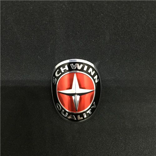 美国 世文 施文 schwinn 自行车头标 标牌 金属贴纸 死飞 车标商品