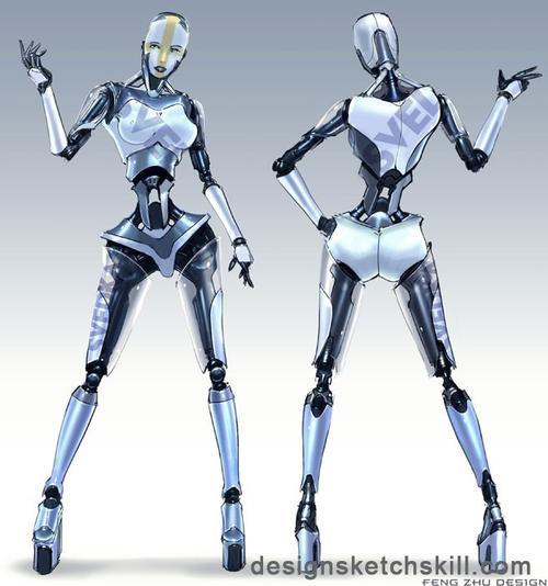 性感美女机器人设计svedka手稿[10p]