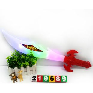 169摇晃开启音乐闪光屠龙刀 儿童早教仿真玩具厂家直销热卖