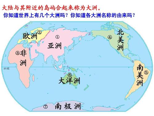七年级上人教版历史与社会大洲和大洋