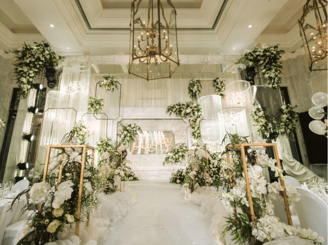 婚礼布置现场图片