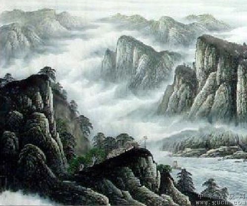 国画山水 张新民★★精品小八尺山水画