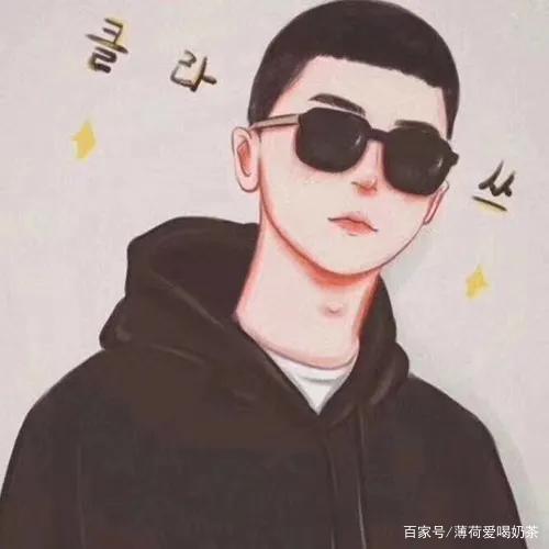 情侣头像—抖音超火手绘情侣头像