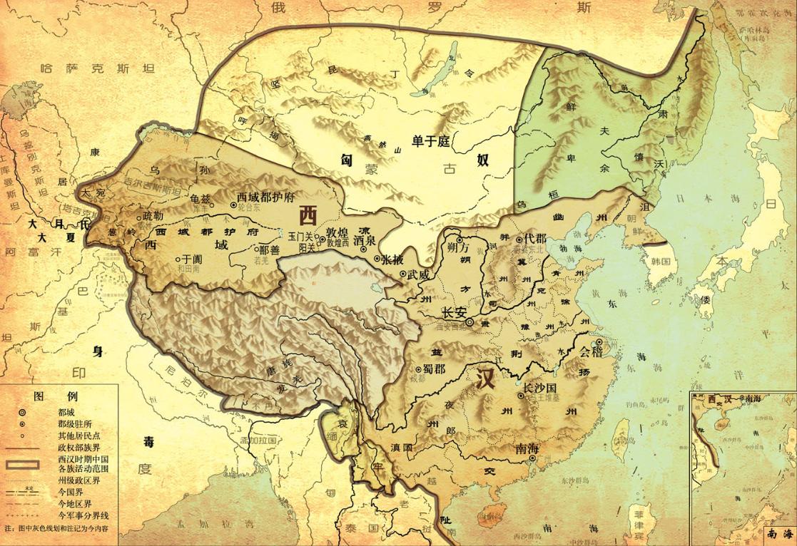 中国古代的三条路上丝绸之路,除了张骞通西域,其实还有另外两条