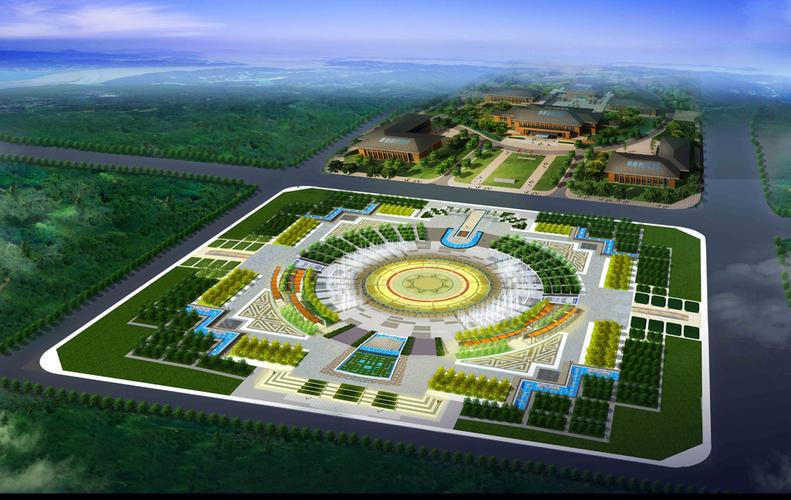 包头市石拐新区政府广场景观设计