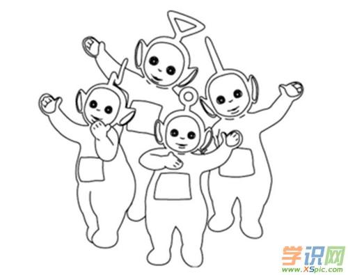 动画片人物简笔画大全