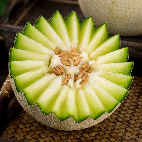 网纹蜜瓜正宗日本静冈品种海阳玲珑海南哈密瓜哈密瓜