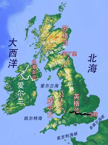 地图看世界;泰晤士河是英国的母亲河