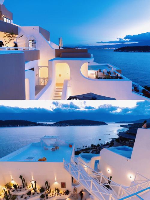 大理180度海景玻璃房民宿98假装在圣托里尼