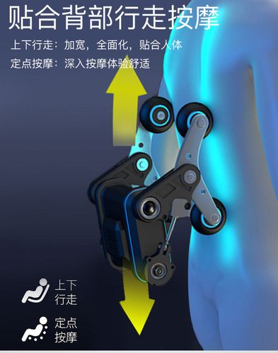 按摩器新款智能sl全自动老人沙发椅 sl轨音乐版【智能机械手】魅力橙