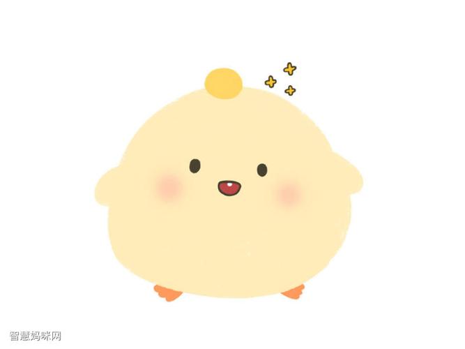 可爱小鸡表情包简笔画图片