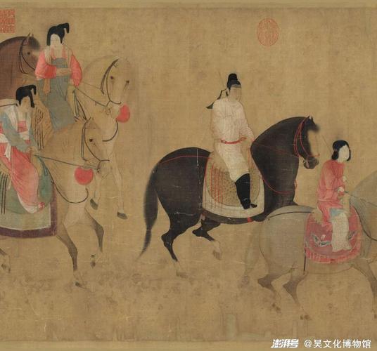 虢国夫人是唐玄宗宠妃杨玉环的三姐,嫁与裴氏,裴氏早亡.