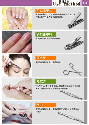 博友指甲剪套装 非日美套装不锈钢 美甲工具套装 美甲用品bys2025