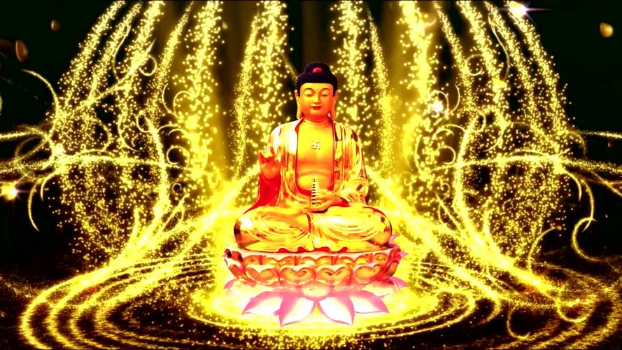 佛教金佛菩萨佛文化佛光