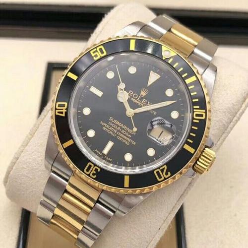 rolex 劳力士潜航者系列16613间金黑鬼自动机械男士腕表