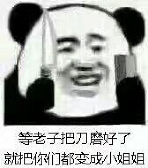 表情包 熊猫人