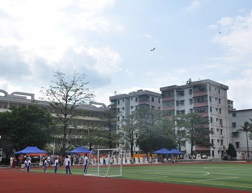 省航空学会,清远市新北江实验学校老师和孩子们进行航空模型花式表演