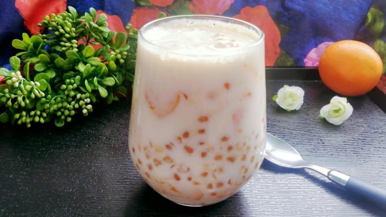 木瓜牛奶西米露